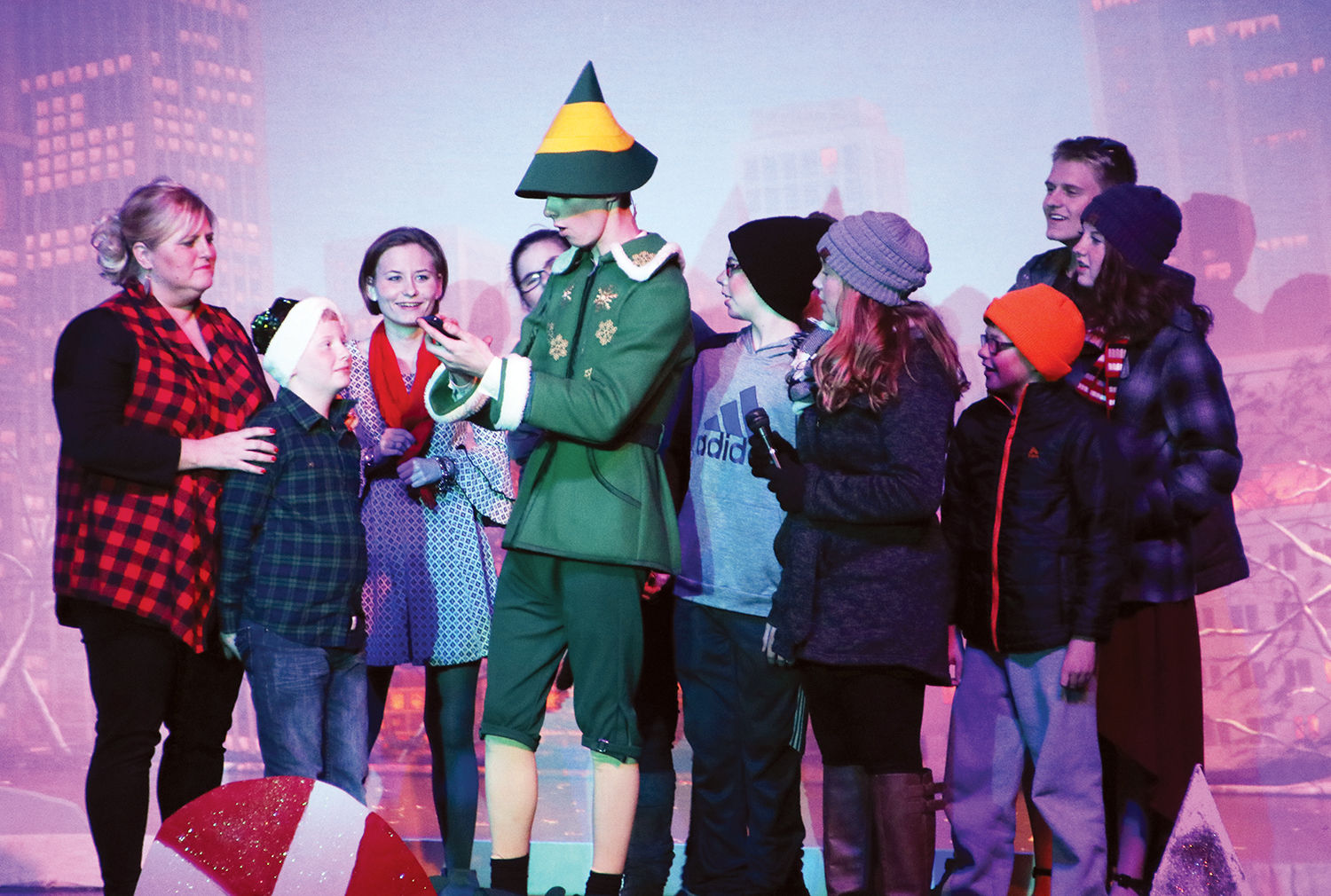 buddy checking santas list.jpg